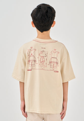 Mossimo Kids Alex Beige Oversized Fit Tee