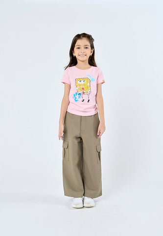 Mossimo Kids Pink Spongebob Basic Tshirt