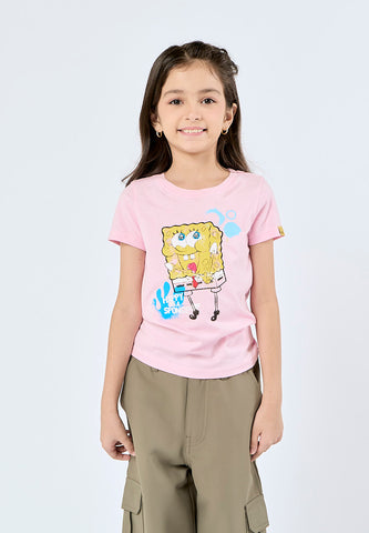 Mossimo Kids Pink Spongebob Basic Tshirt
