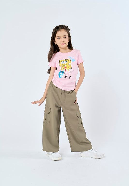 Mossimo Kids Pink Spongebob Basic Tshirt