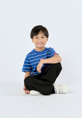 Mossimo Kids Jm Blue Stripes Basic Tshirt