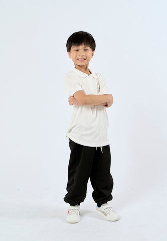 Mossimo Kids Karlo White Polo Shirt with Zipper