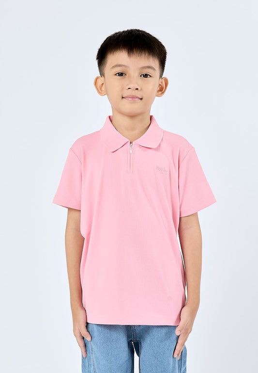 Mossimo Kids Karlo Pink Polo Shirt with Zipper