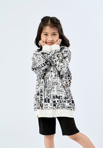 Mossimo Kids White Spongebob All Over Print Jacket
