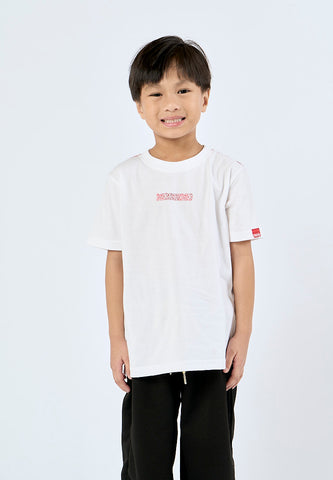 Mossimo Kids Lennart White Graphic Round Neck Regular Tshirt