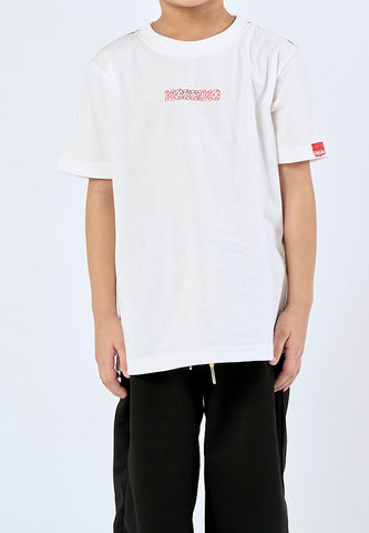Mossimo Kids Lennart White Graphic Round Neck Regular Tshirt