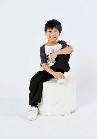 Mossimo Kids Jayden White Raglan Regular Tshirt
