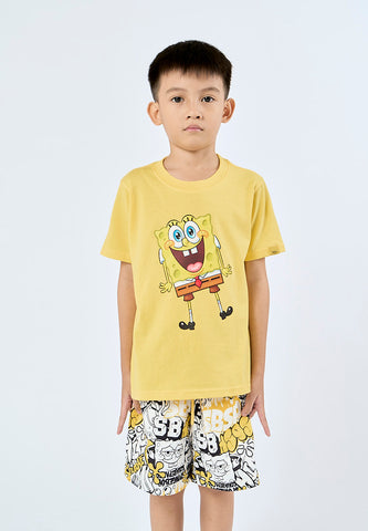 Mossimo Kids Blazing Yellow Spongebob Basic Tshirt