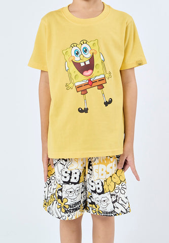 Mossimo Kids Blazing Yellow Spongebob Basic Tshirt