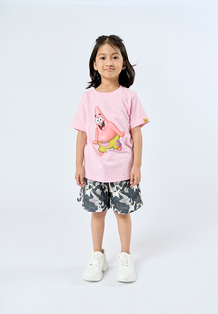 Mossimo Kids Heather Gray Spongebob All Over Print Shorts