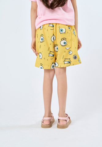 Mossimo Kids Blazing Yellow Sponegbob All Over print Shorts