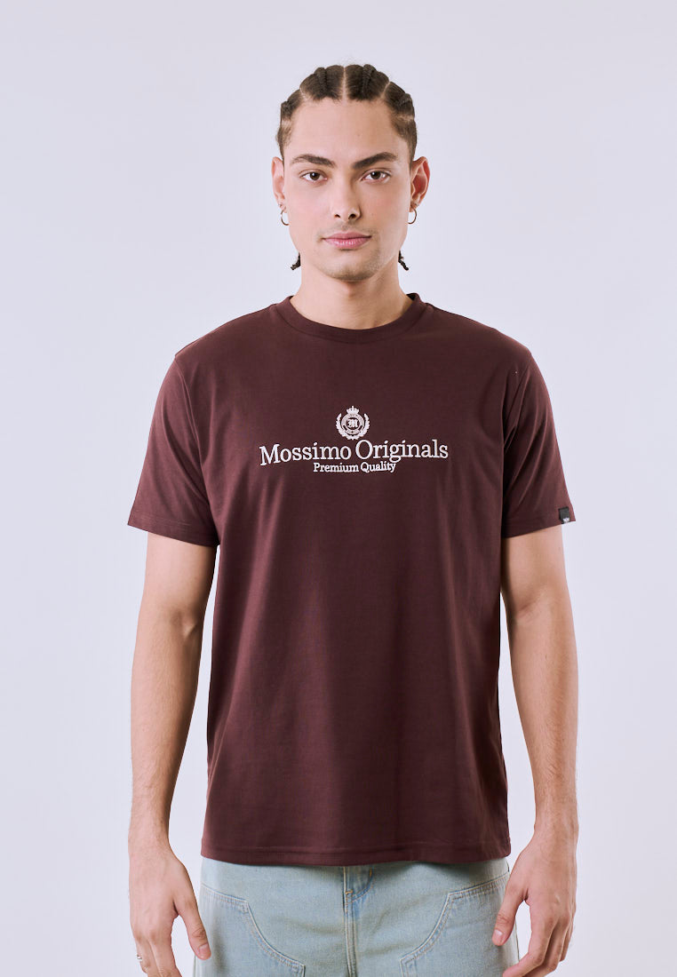 Mossimo Men's Brown Statement Classic Fit Tee