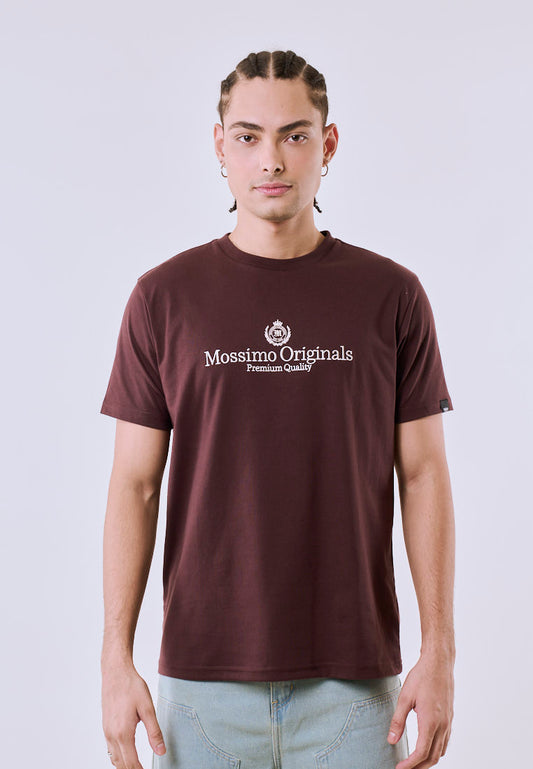 Mossimo Men's Brown Statement Classic Fit Tee