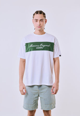 Mossimo Men's White Graphic Urban Fit Tee