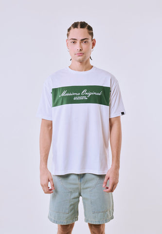 Mossimo Men's White Graphic Urban Fit Tee