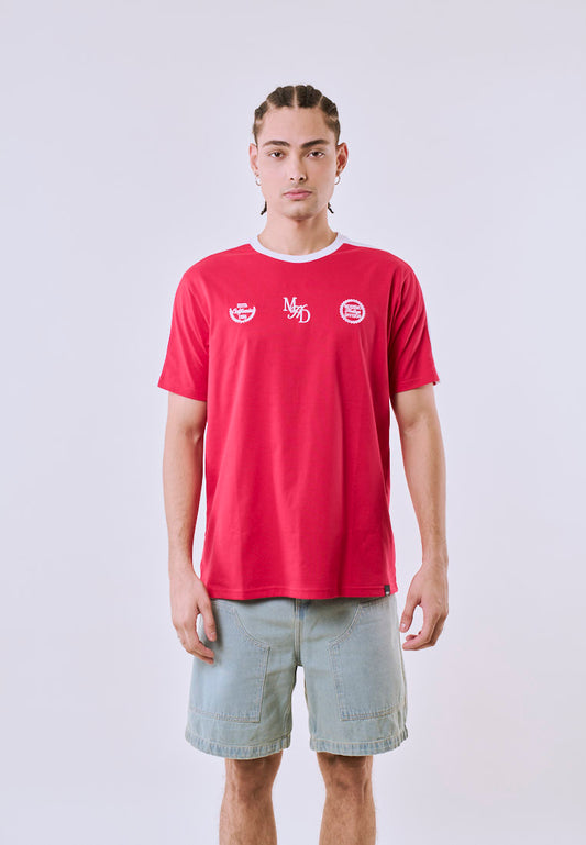 Mossimo Men's Red Heritage Ringer Classic Fit Tee