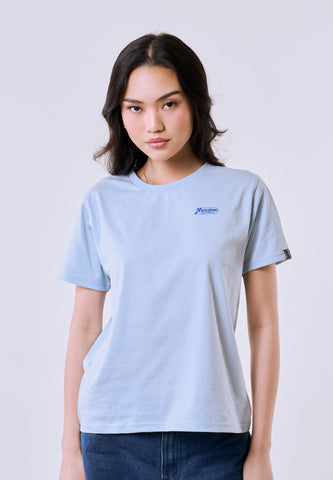 Mossimo Women's Baby Blue Basic Classic Fit Tee