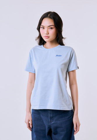 Mossimo Women's Baby Blue Basic Classic Fit Tee