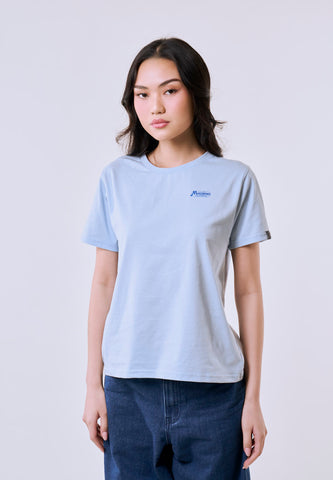 Mossimo Women's Baby Blue Basic Classic Fit Tee
