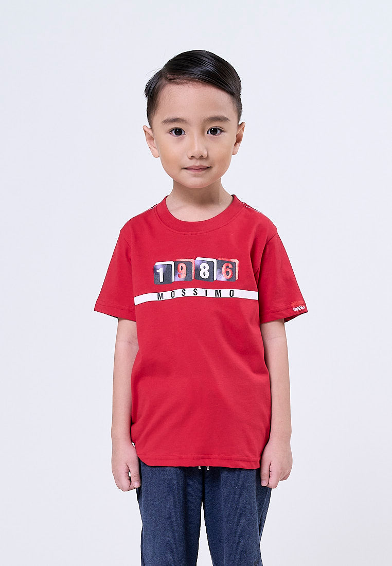 Mossimo Kids Soren Crimson Round Neck Regular Tshirt