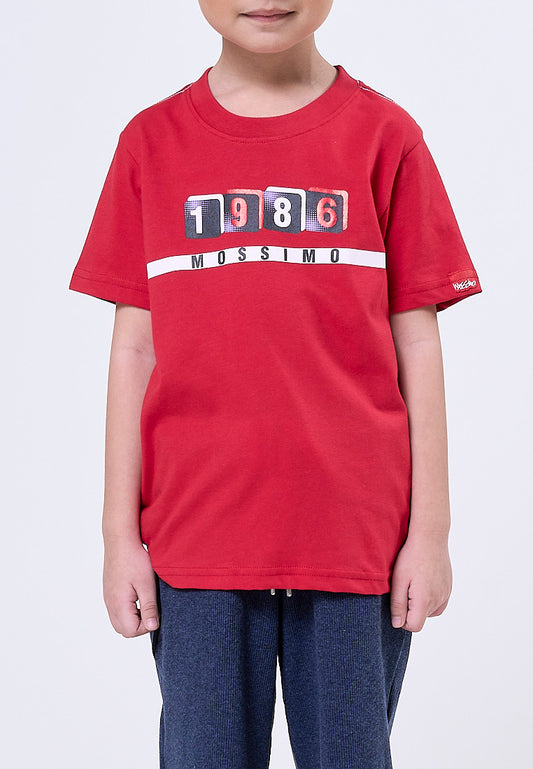 Mossimo Kids Soren Crimson Round Neck Regular Tshirt