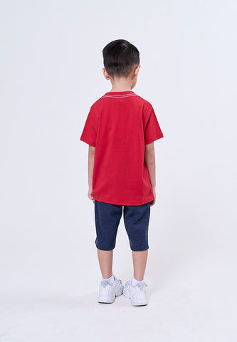 Mossimo Kids Soren Crimson Round Neck Regular Tshirt