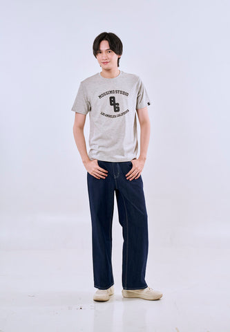 Mossimo Michael Heather Gray Muscle Fit Tee For Men