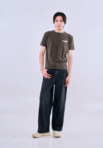 Mossimo Blaze Gray Unisex Fit Tee For Men