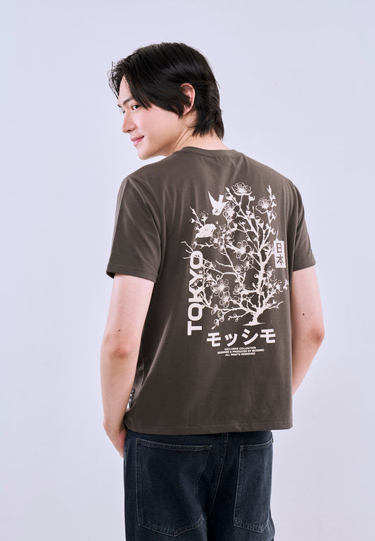 Mossimo Blaze Gray Unisex Fit Tee For Men