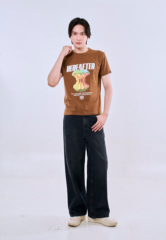 Mossimo Calum Rust Unisex Fit Tee For Men