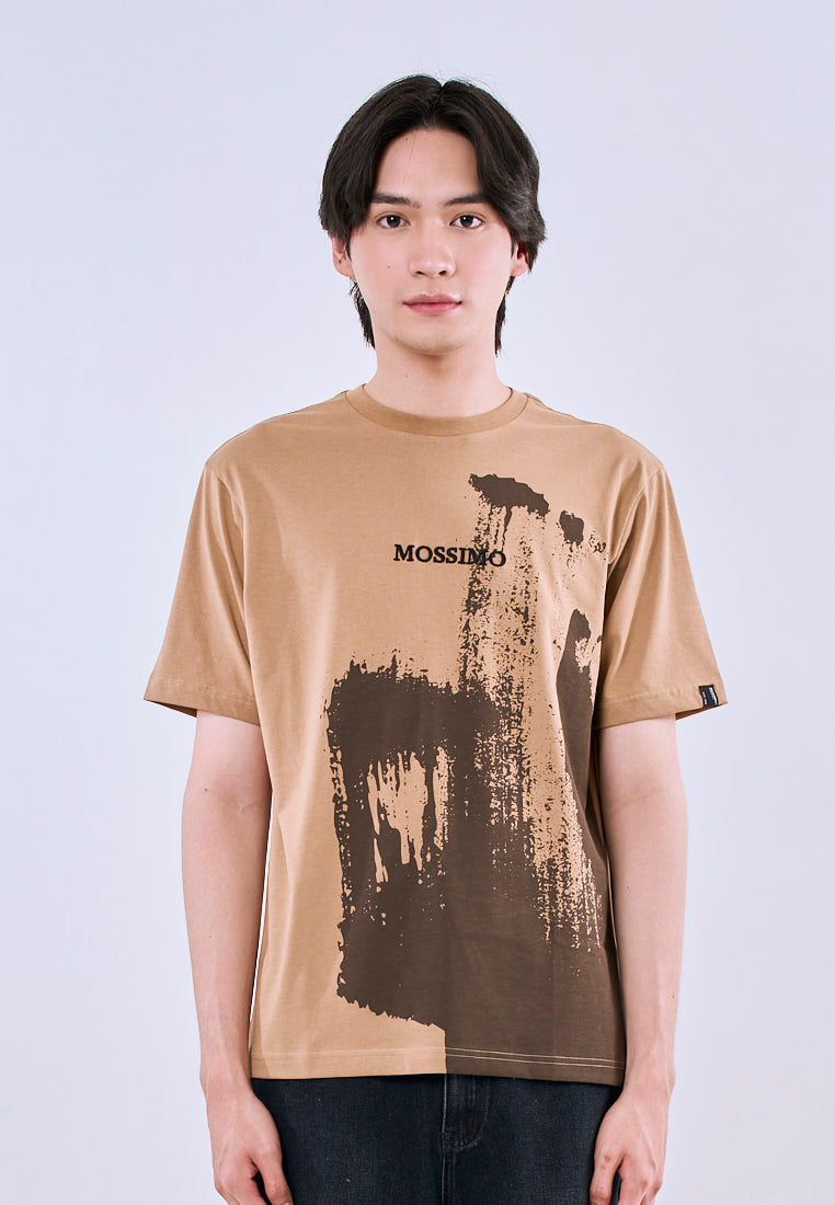Mossimo Zeke Pale Khaki Comfort Fit Tee For Men