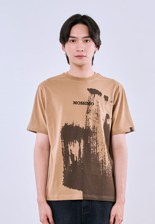 Mossimo Zeke Pale Khaki Comfort Fit Tee For Men