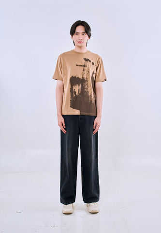 Mossimo Zeke Pale Khaki Comfort Fit Tee For Men
