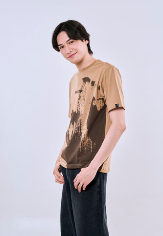 Mossimo Zeke Pale Khaki Comfort Fit Tee For Men