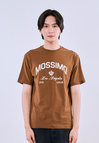 Mossimo Men's Rust Comfort Fit Tee with Metallic Logo
