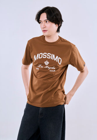 Mossimo Men's Rust Comfort Fit Tee with Metallic Logo