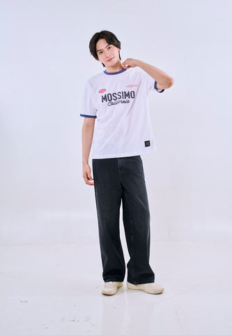 Mossimo Nathan White Urban Fit Tee For Men