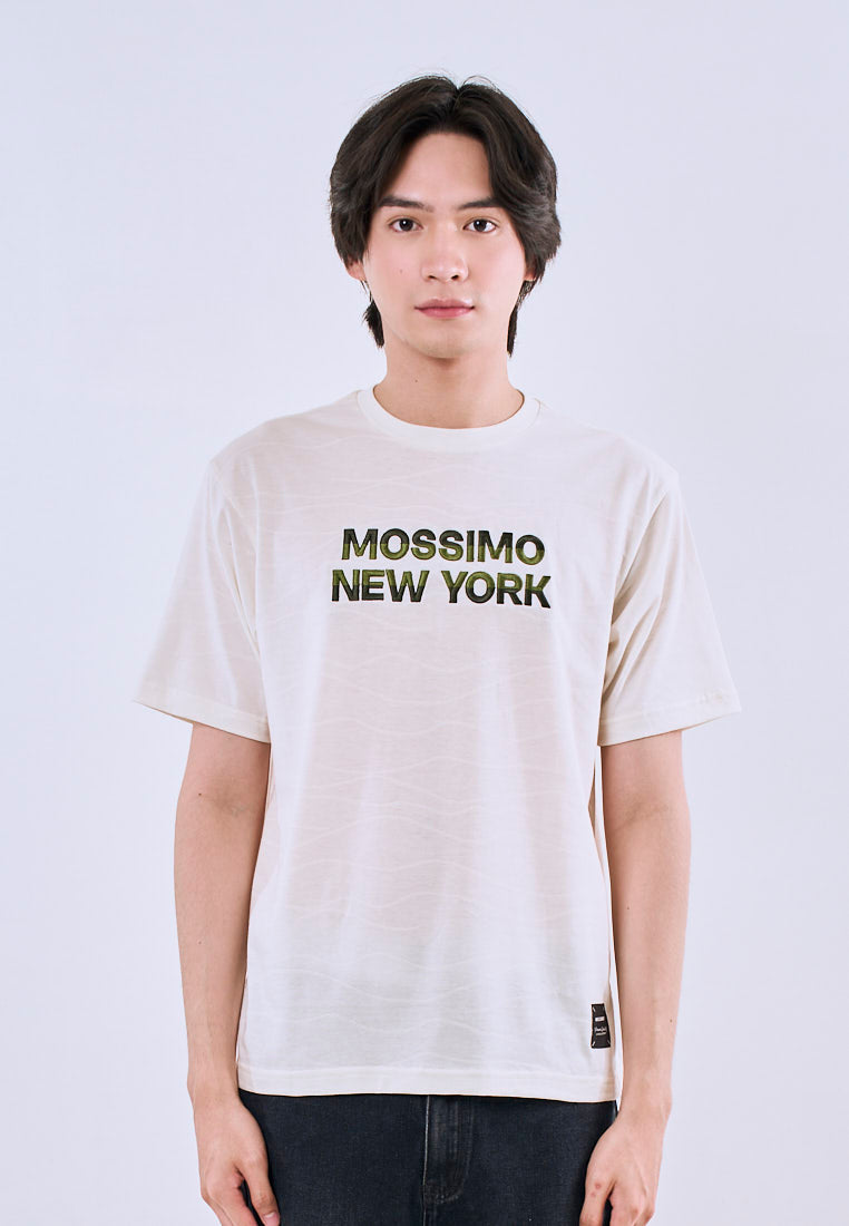 Mossimo Kian Beige Comfort Fit Tee For Men