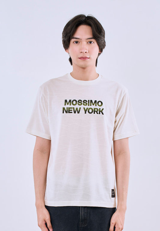 Mossimo Kian Beige Comfort Fit Tee For Men