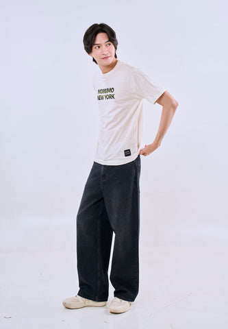 Mossimo Kian Beige Comfort Fit Tee For Men