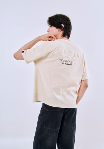 Mossimo Arix Cream Modern Fit Tee For Men