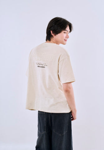 Mossimo Arix Cream Modern Fit Tee For Men
