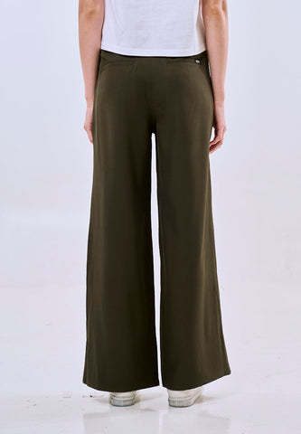 Mossimo Women's Dark Green Straight Loose Trousers