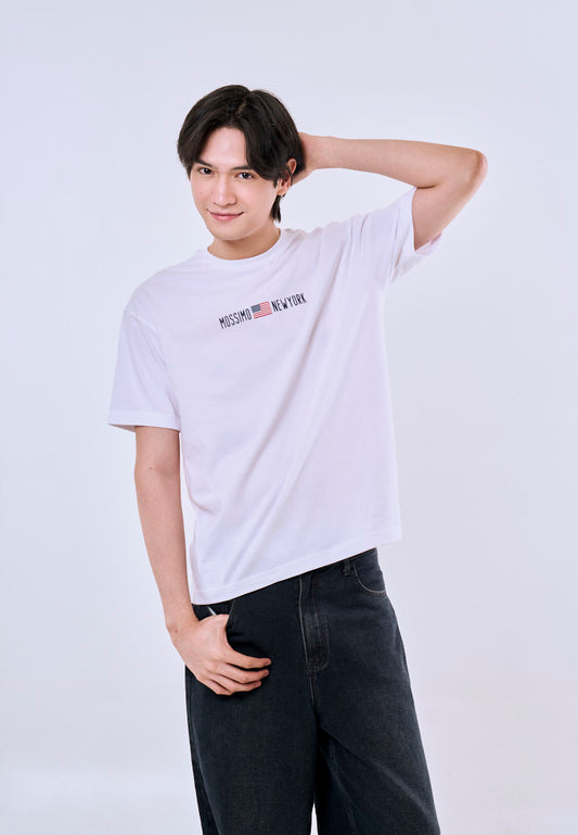 Mossimo Samuel White Urban Fit Tee For Men