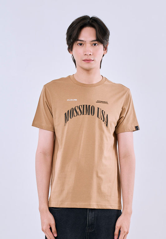 Mossimo Xavier Pale Khaki Muscle Fit Tee For Men