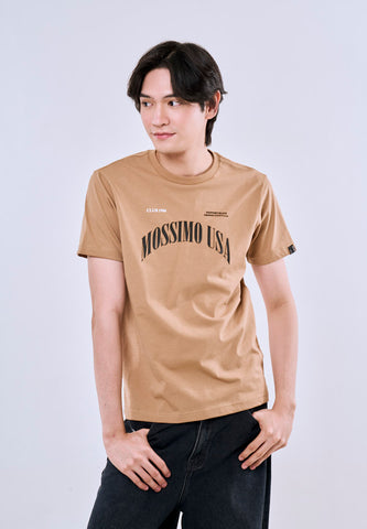 Mossimo Xavier Pale Khaki Muscle Fit Tee For Men