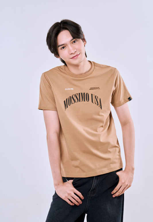Mossimo Xavier Pale Khaki Muscle Fit Tee For Men