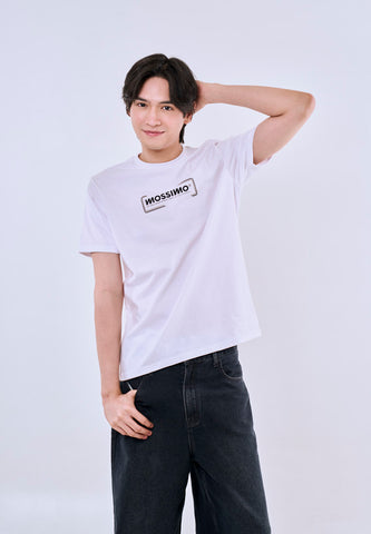 Mossimo Vann White Classic Fit Tee For Men