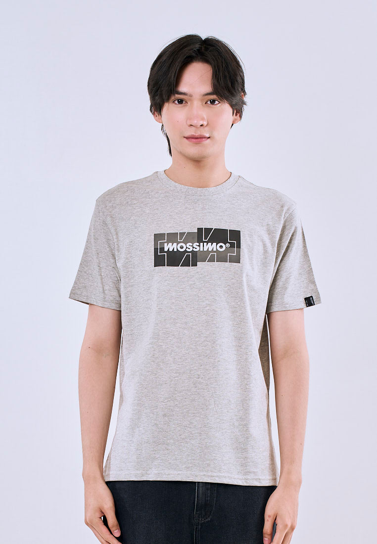 Mossimo Lucian Heather Gray Classic Fit Tee For Men