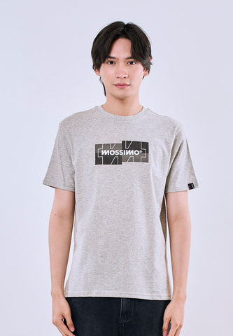 Mossimo Lucian Heather Gray Classic Fit Tee For Men